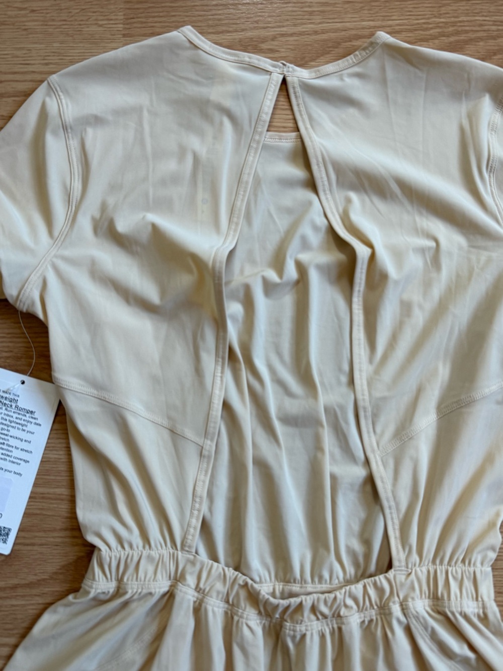 lululemon Lightweight High-Neck Romper in Prosecco - Picture 8 of 11